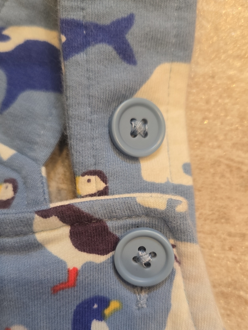 Baby Boden Blue Arctic Animal Onesie Jumpsuit - Picture 6 of 9